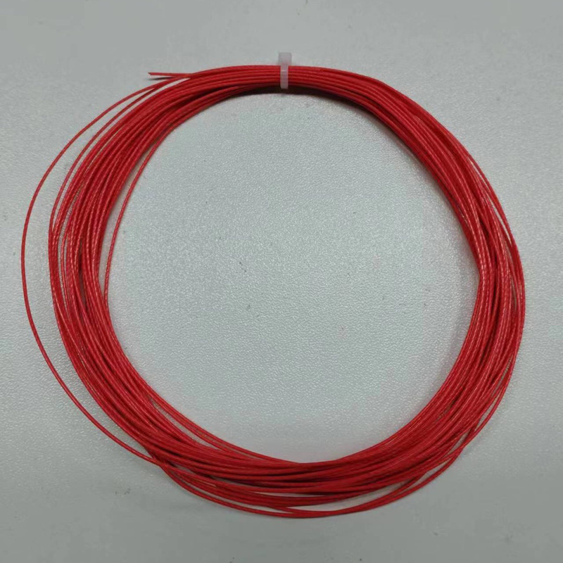 バドミントンストリング卸売 0.75 ミリメートル 22 ポンド耐久性のあるバドミントンラケットストリング工場高弾性トレーニングボールストリングはドロップシッピングできます|undefined
