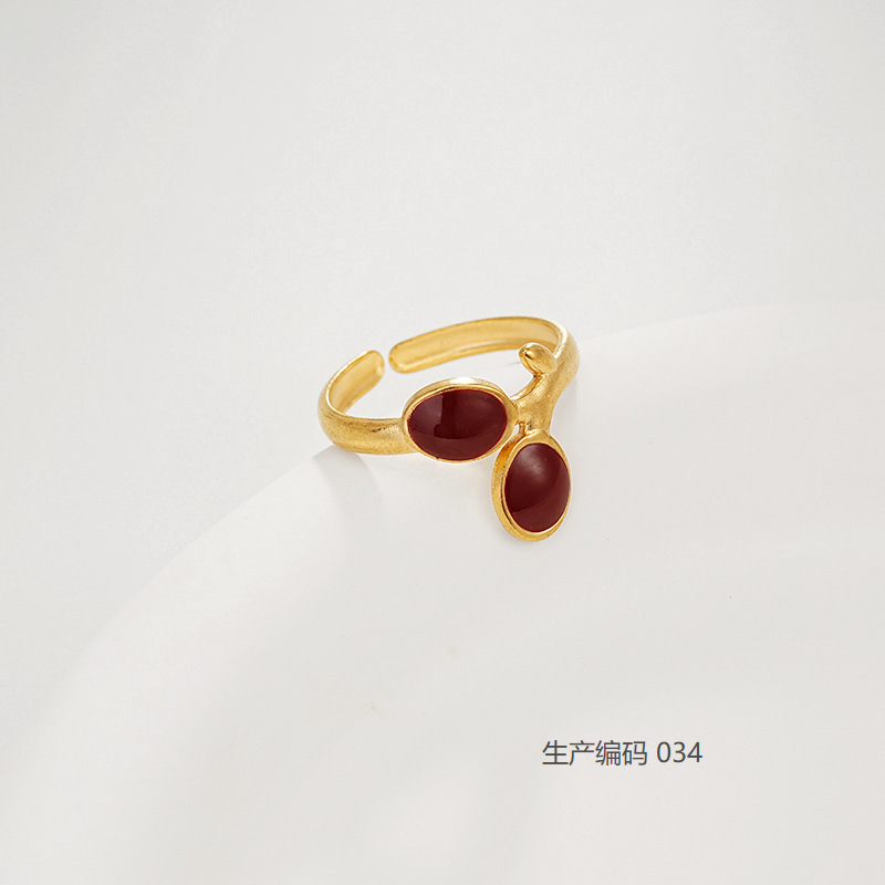 Stainless steel, red, 14mm