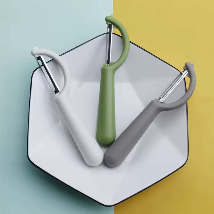 P型削皮器不锈钢pp刨刀简约刮皮器 厨房用具瓜果削皮刀具厂家批发