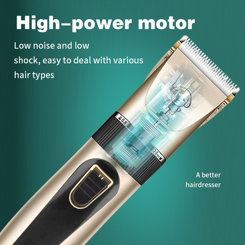 Cross-border little dog hair cutter pet electric push trimmer cat grooming kit hair cutter pet supplies grooming tool