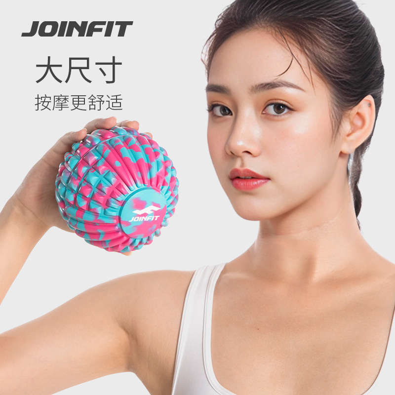Joinfit 筋膜ボール足底筋肉リラクゼーションピーナッツボールフットマッサージボール大型アーチフィットネスネックボール|undefined