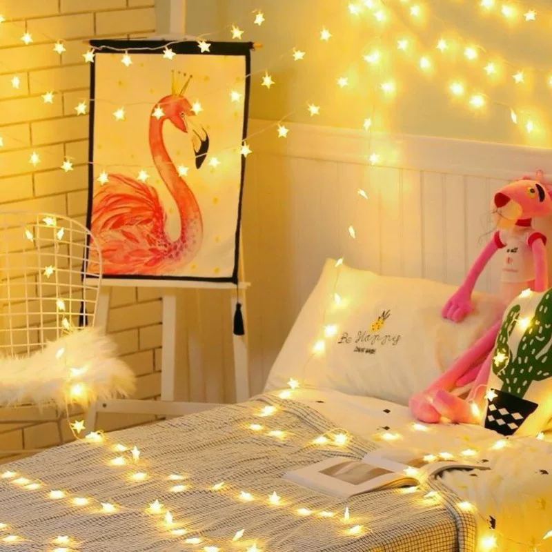 LED-звездная фонарика, световой фонарь Rose Flash, гирлянда светильник для комнаты, для Douyin/INS/сетевых знаменитостей