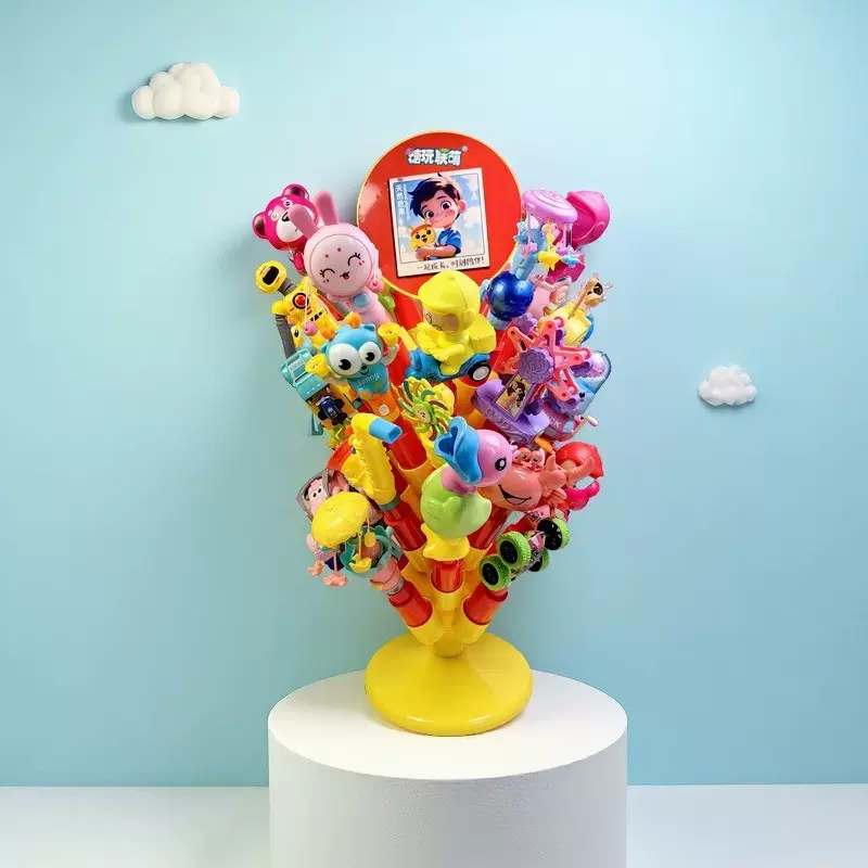 创意出口定制款插管产品专用架玩具礼物儿童跳跳糖零食跳跳糖神器