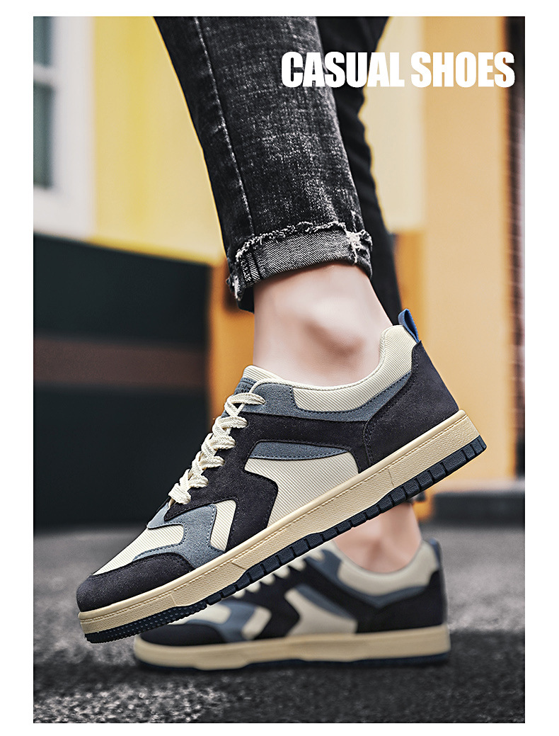 Men's  2023 new  men's trend versatile Low Sneakers training sports casual student board  trendy sports_voghion.com