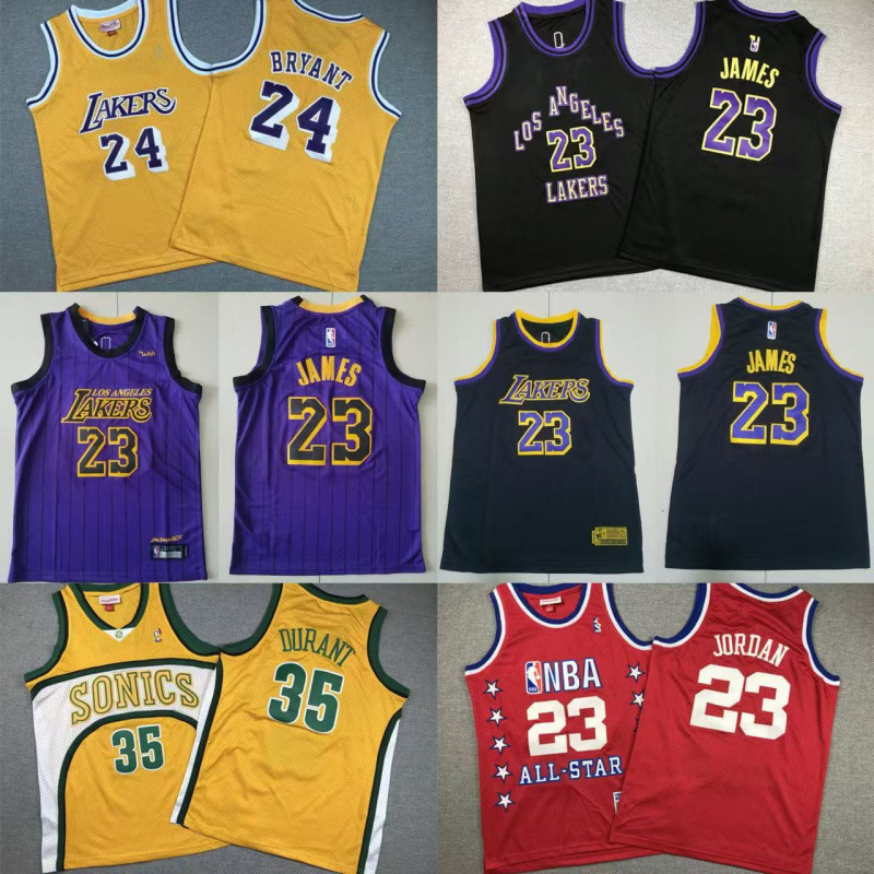 Children's Retro Basketball Jerseys 76Ers Pacers Supersonics Bulls Lakers Hornets Grizzlies Team Uniforms Children's Retro Basketball Jerseys 76Ers Pacers Supersonics Bulls Lakers Hornets Grizzlies Team Uniforms