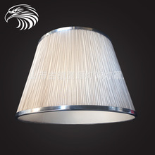 灯罩厂批发酒店印字灯罩，吊灯 台灯布艺PVC PP羊皮麻布印刷灯罩