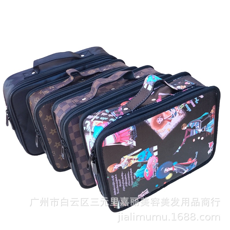 Peluquería kit estilista especial multi-funcional tijeras bolsa de Barbero bolsa de almacenamiento de herramientas portátil eléctrica Clipper bolsa