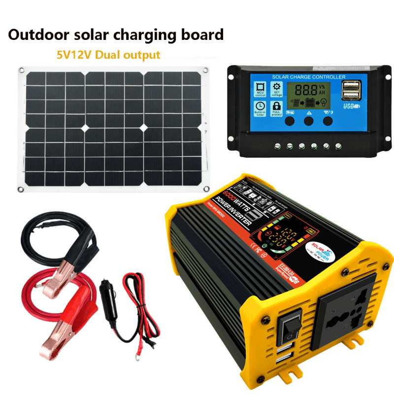Product Solar Panel Controller Inverter Charge and Discharge Combination Legendary Third Generation 12V to 220V/110V Photovoltaic