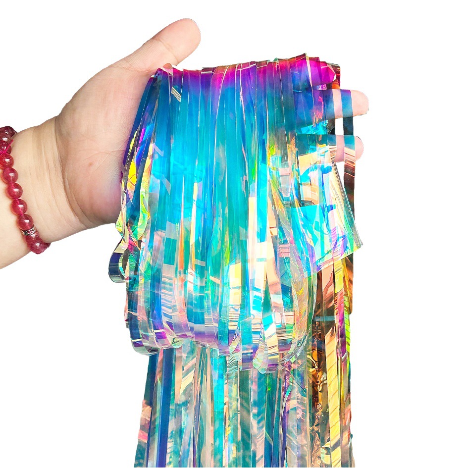 Decoración para fiestas de boda, cortina de lluvia brillante dorada colorida, cabina de fotos, fiesta de cumpleaños exclusiva