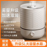 跨境5升空气加湿器家用静音卧室孕妇婴儿香薰加湿机超声波 大雾量