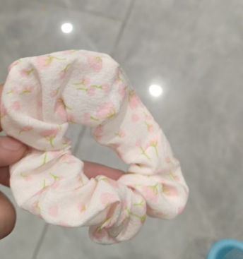 Coletero Scrunchie de Encaje con Flor de Alta Elasticidad para Mujer