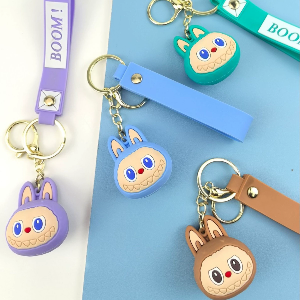 Cute small keychain, doll, pendant PVC, custom-made