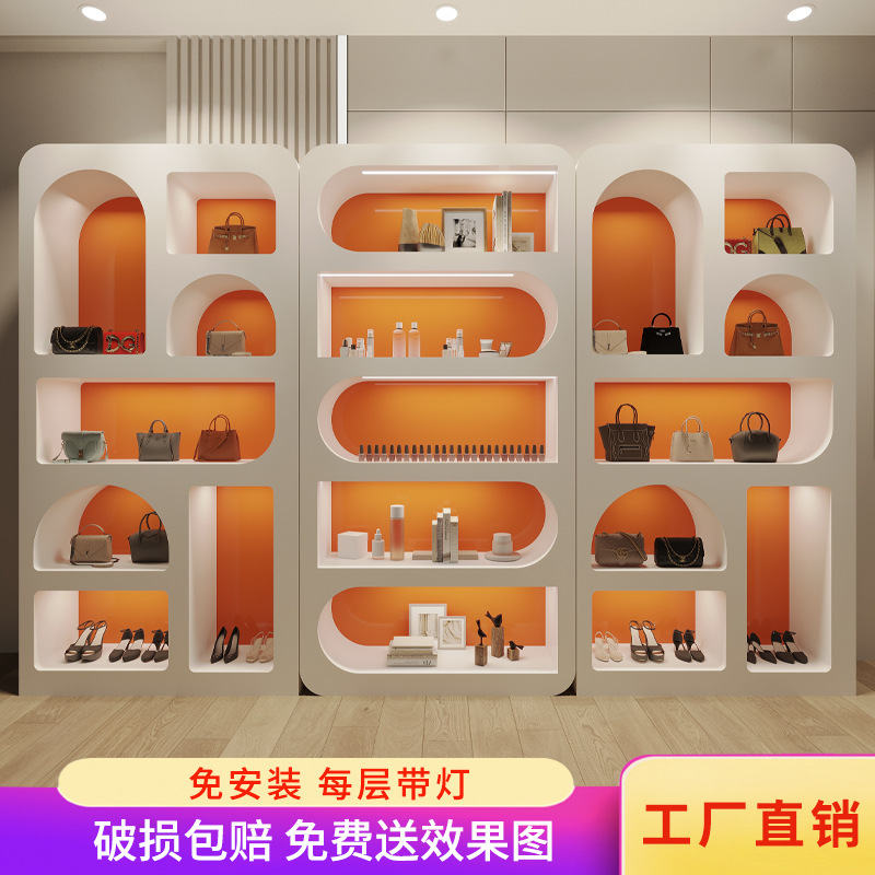 美容院化妆品展示柜子护肤品鞋子包包柜多功能产品展柜收纳货柜
