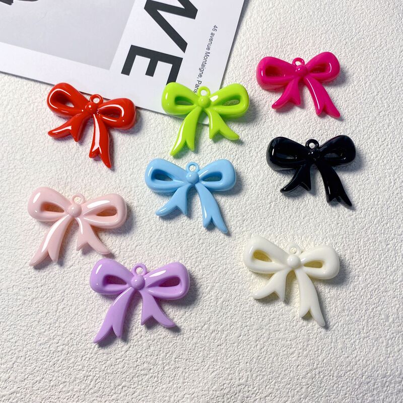 アクリル弓ペイントペンダントペンダント DIY 携帯電話チェーンキーホルダー三次元装飾材料ジュエリーアクセサリー|undefined