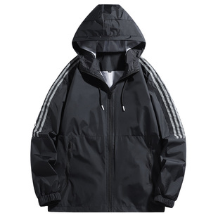 Foreign trade high quality nylon fabric sports jacket hooded jacket men's thin windbreaker household 28 casual all-matching coat
