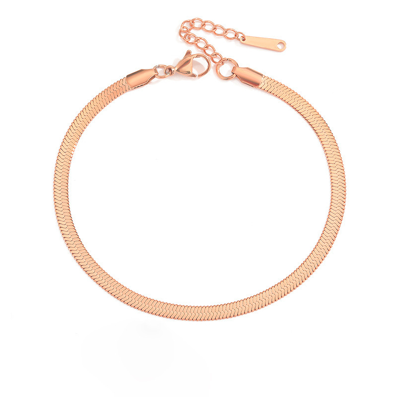 12g Weight Bracelets Classification 304 Stainless Steel Chain Material 1 Piece Quantity Daily Occasion Stainless Steel Material Geometric Pattern Women'S Gender Metal Design Simple Style Style Simple Style Geometric Stainless Steel Metal Bracelets 1 Piece 8