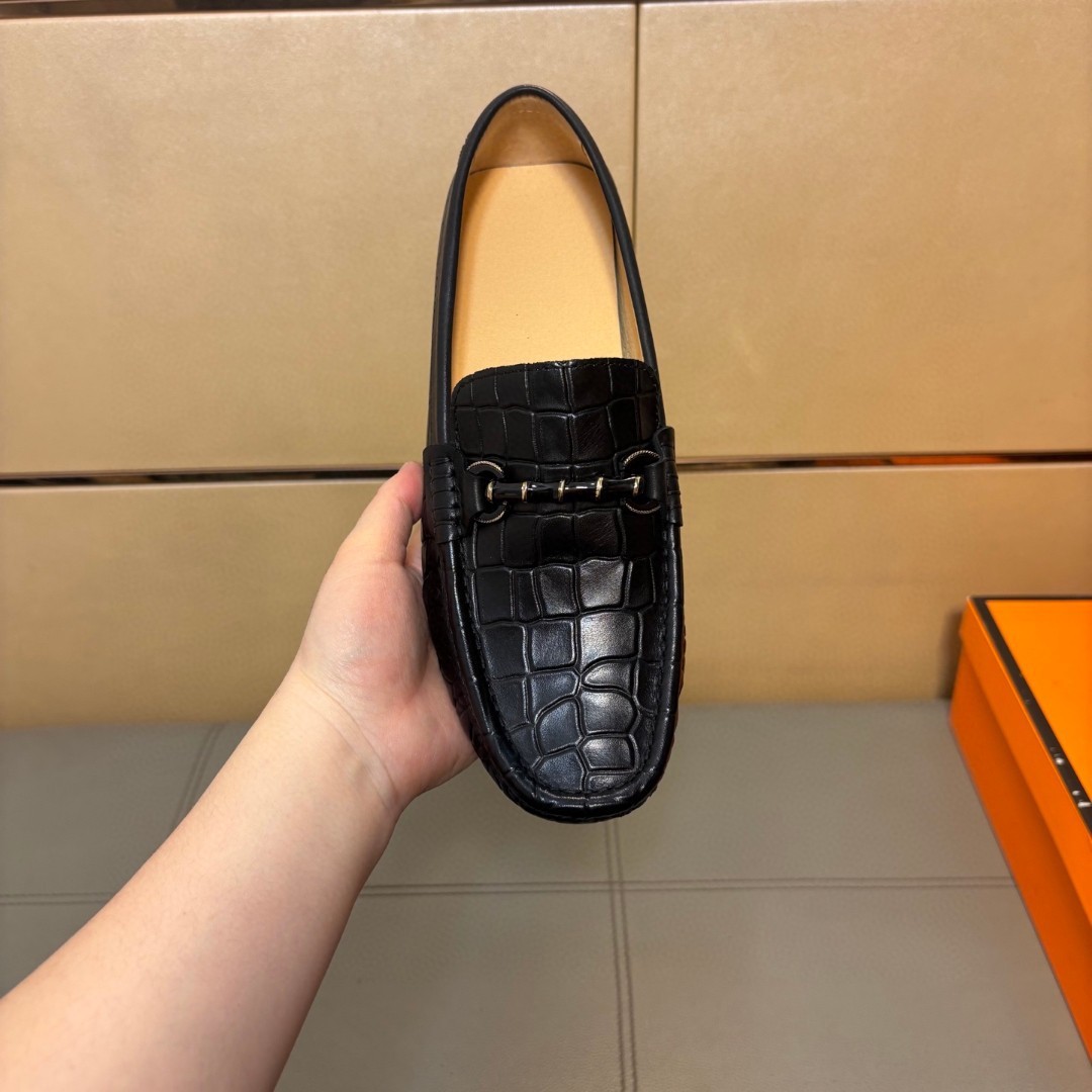 Herren Loafer Aus Echtleder Edle Freizeitschuhe Aus Rindsleder_voghion.com
