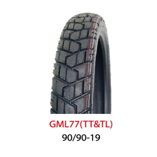 90/90-19 Motorcycle Tire Tubeless Tire Weighted Thickeneded High Wear-Resistant High Grip Elastic High