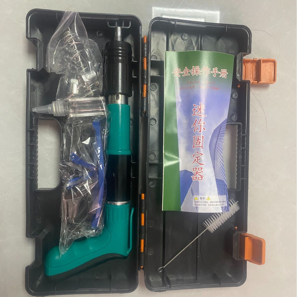 炮钉枪射钉枪打钉器神器墙面线槽固定手动打钉器一消音吊顶气钉枪