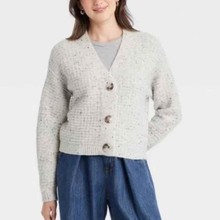 2025秋冬新款百搭女式针织衫 气质通勤休闲时尚v领女装开衫外套女