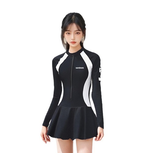 Women's New Summer Sports Casual Cover-Belly Slimming Conservative Flat-Trousers Style Hot Spring Swimwear