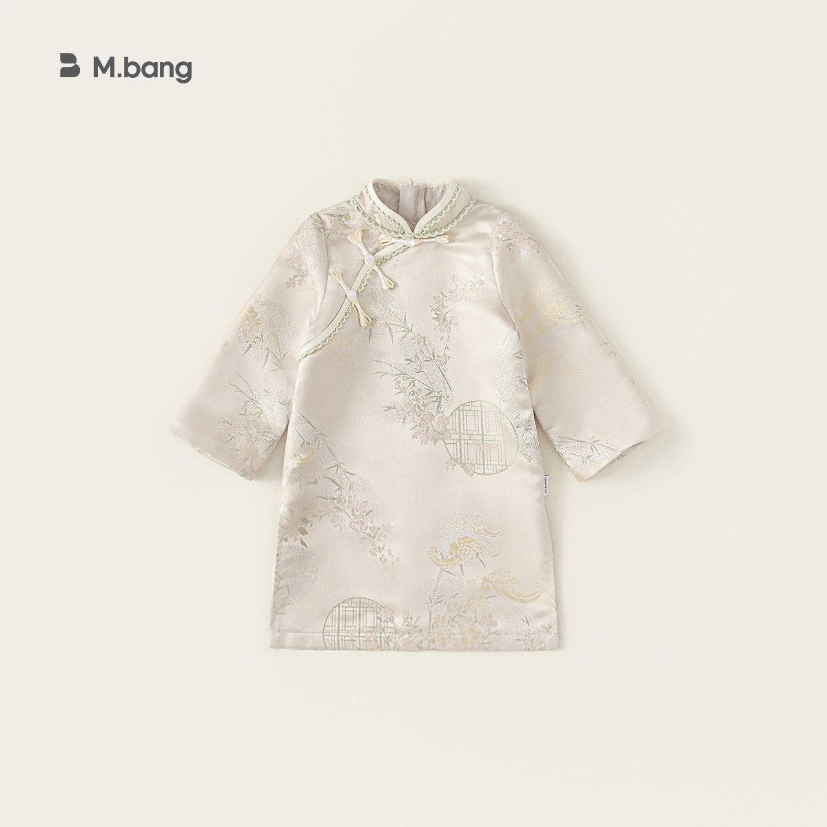 Yubao ropa infantil de otoño vestido de estilo chino primavera y otoño nuevo chino cheongsam vestido vestido antiguo vestido infantil image 7