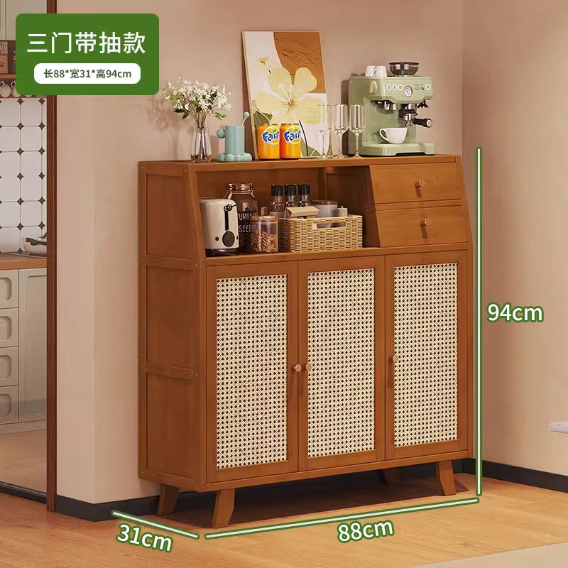 armario de comedor armario de té nuevo estilo chino simple armario de cocina sala de estar contra la pared armario de almacenamiento a prueba de polvo