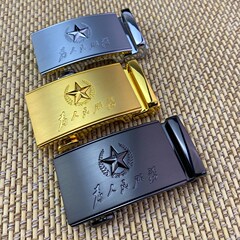 立体五角星ベルトバックル男性高級合金自動バックルベルトクリップ東莞バックル卸売りスポット