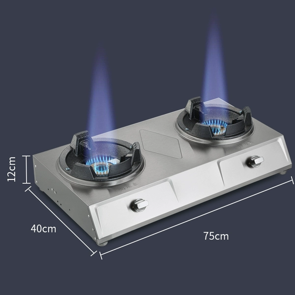 (Double stove) Medium and high pressure cast iron stove with strong fire stove
