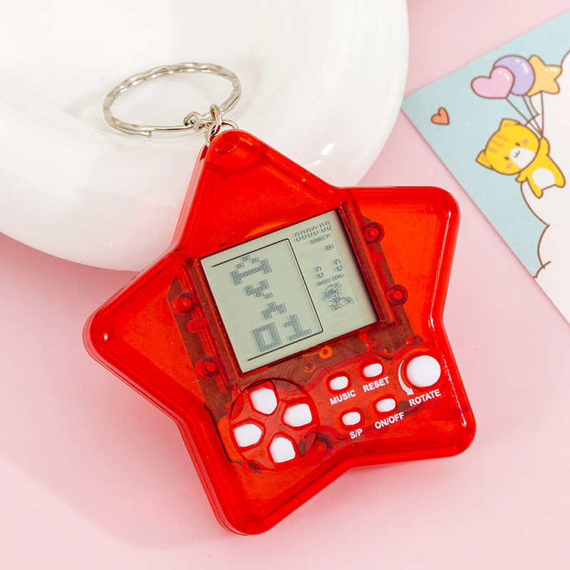 Transparent Red Five-Pointed Star Game Console [Bag]