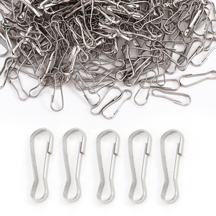 A large number of in stock Zhu bile buckle hook flat hook crystal lamp bead curtain partition curtain decorative accessories hardware small hook