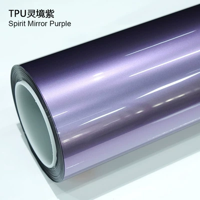 Auto Color Change Film – Anti-Fouling Coating Self-Repairing Anti-Scratch - tpu-lingjing-purple-1524m15m