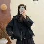 秋冬连帽长袖保暖棉服