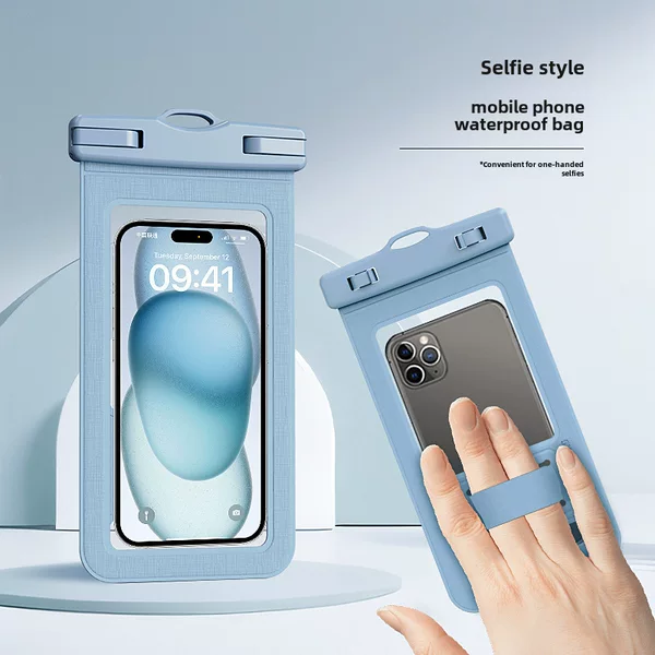 Waterproof Mobile Phone Bag for One-Handed Photo Taking, Non-Slip, Touch Screen, Diving and Rafting, Outdoor Universal Waterproof Special Mobile Phone Case