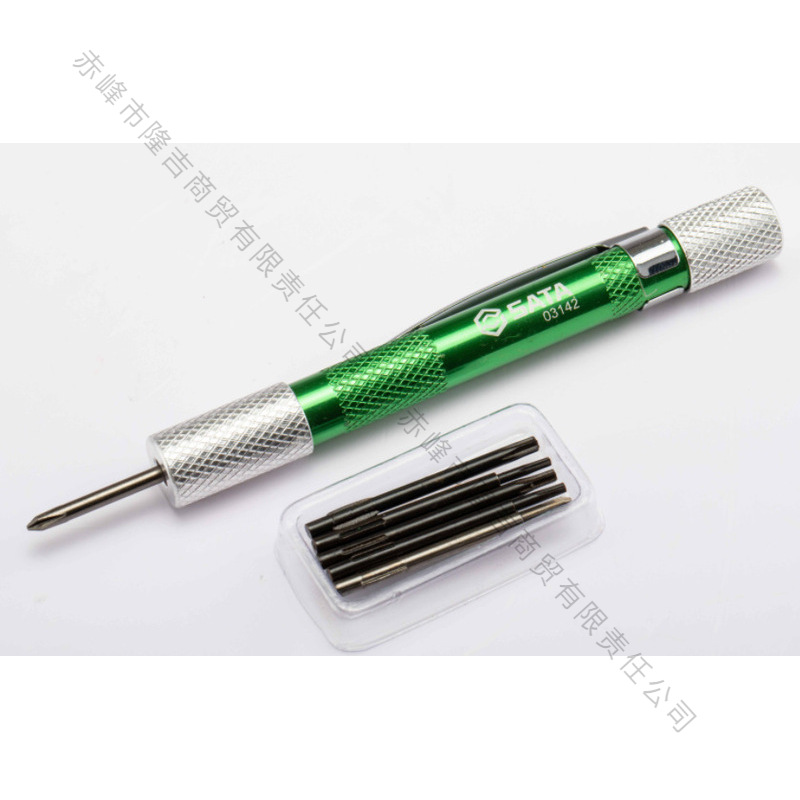 Sata/世达 6件十字、花形迷你螺丝批组套 03142