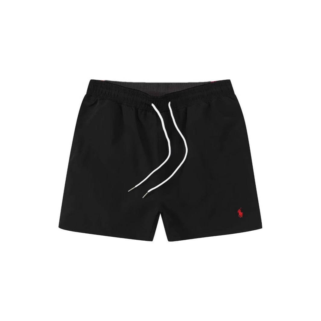 Cross-Border Pony Logo Beach Shorts Summer Men's Polo Shorts Sports Quick-Dry Casual Loose Three-Point Shorts