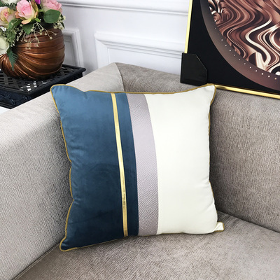 Cross border ins Nordic Precise Mosaic Pillowcase Simplicity gorgeous Light extravagance sofa Bedside decorate Cushion cover