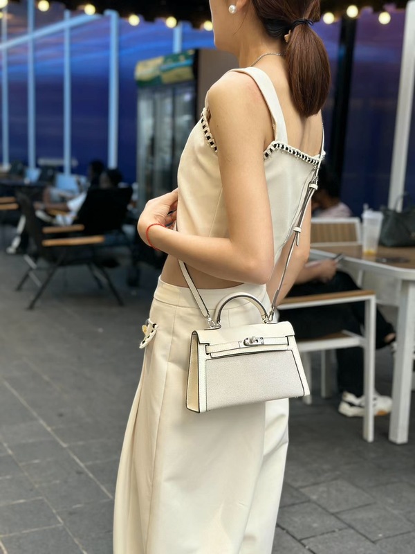小众设计帆布撞色凯莉包女2025新款潮大容量百搭斜挎手提包|undefined