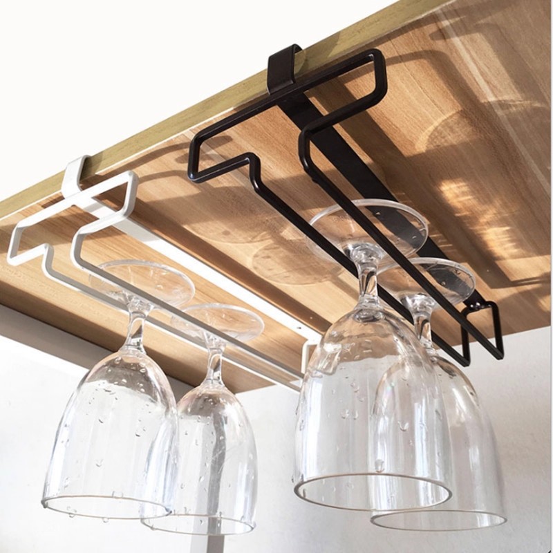 Cross-Border American-Style Upside-Down Wine Glass Rack Kitchen Cup Rack Home Wine Cabinet Bar Hanging Goblet Rack Wine Glass