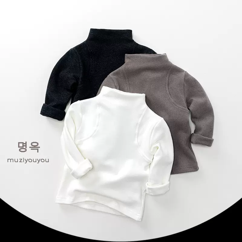 童装男女宝宝打底衫秋冬季新款儿童百搭上衣T恤湖州织里童装批发