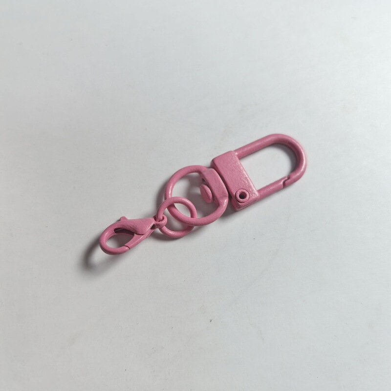 カラフルなペイント U 字型ドアバックル + ロブスタークラスプ diy 人形ぶら下げバックルバッグぶら下げチェーンバックルキーホルダージュエリーアクセサリー|undefined