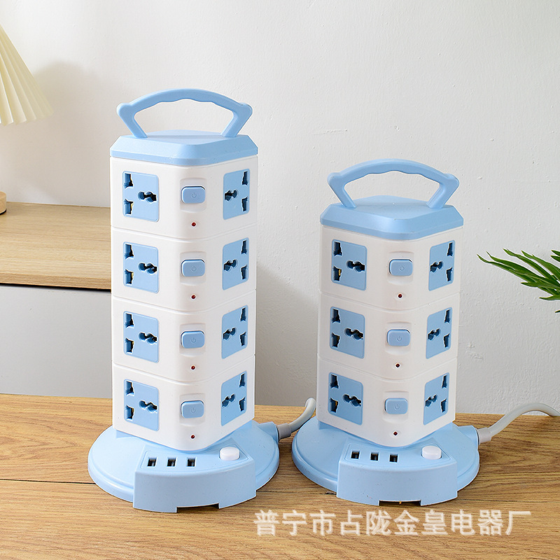 De dos capas de tres capas de cuatro capas de cinco capas 3USB TYPE-C de carga vertical de escritorio portátil de oficina socket