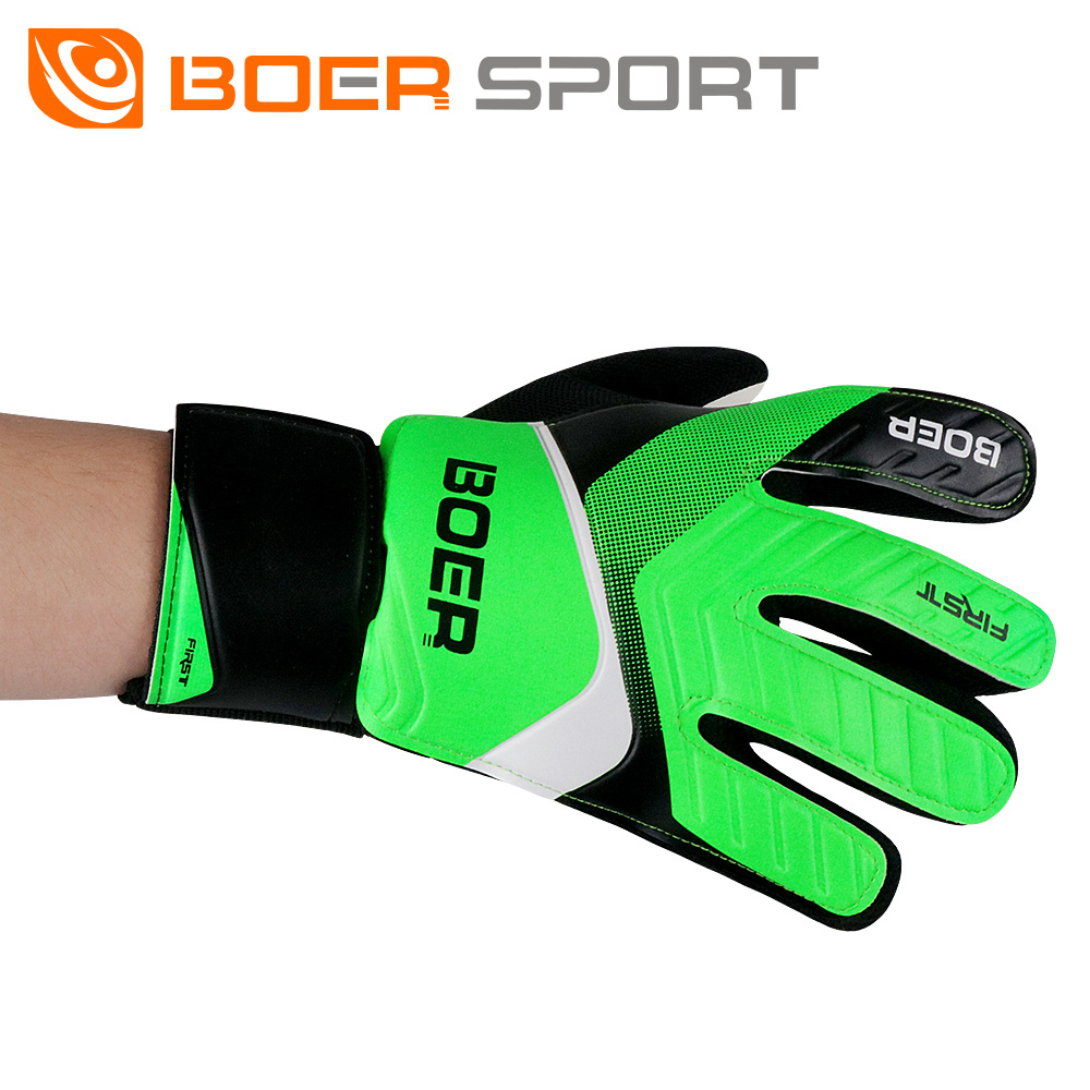 Boer guantes de portero adulto de nivel de entrada guantes antideslizantes guantes de fútbol de portero ventas directas de fábrica