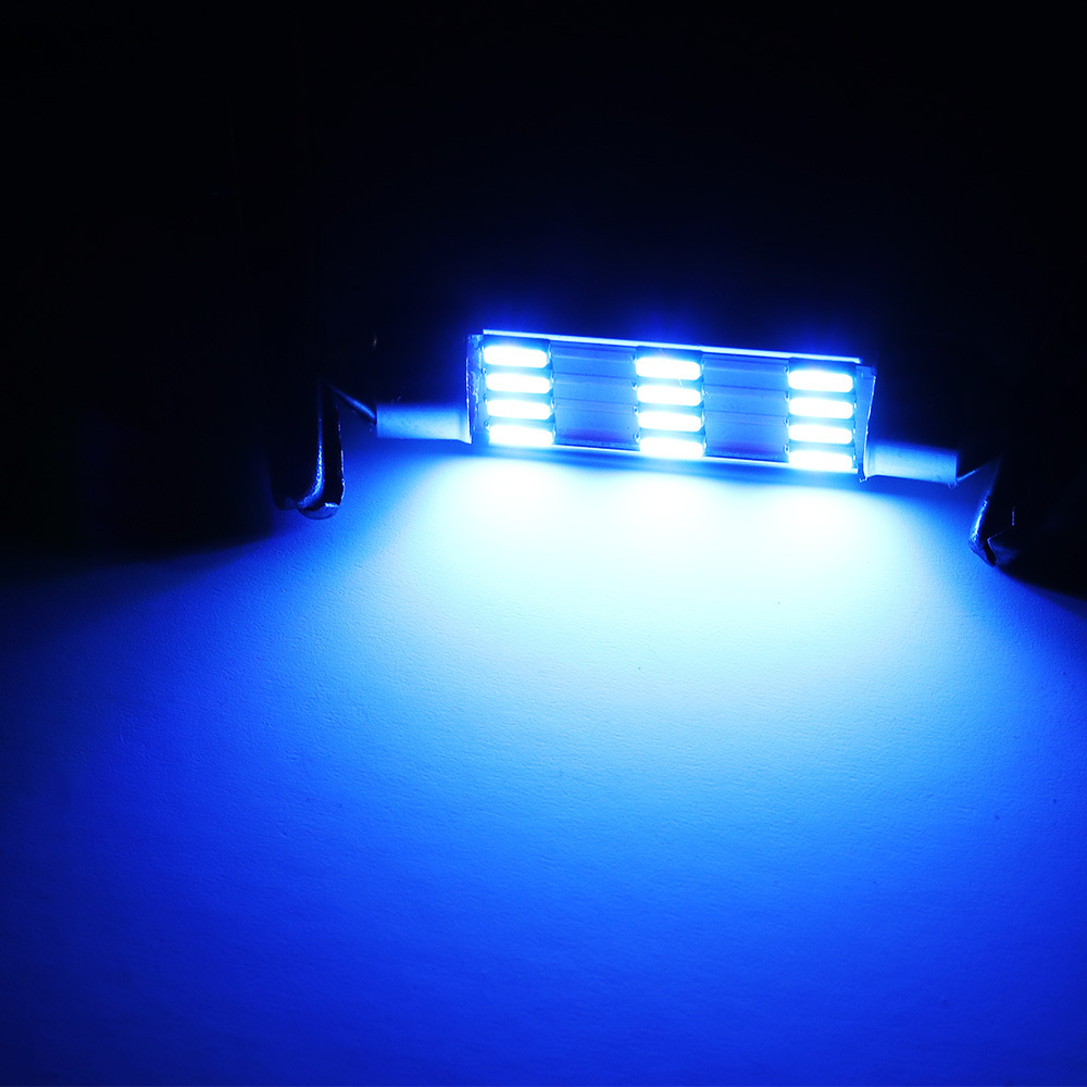 High Brightness LED 4014 12SMD Decoding Double Pointed Light License Plate