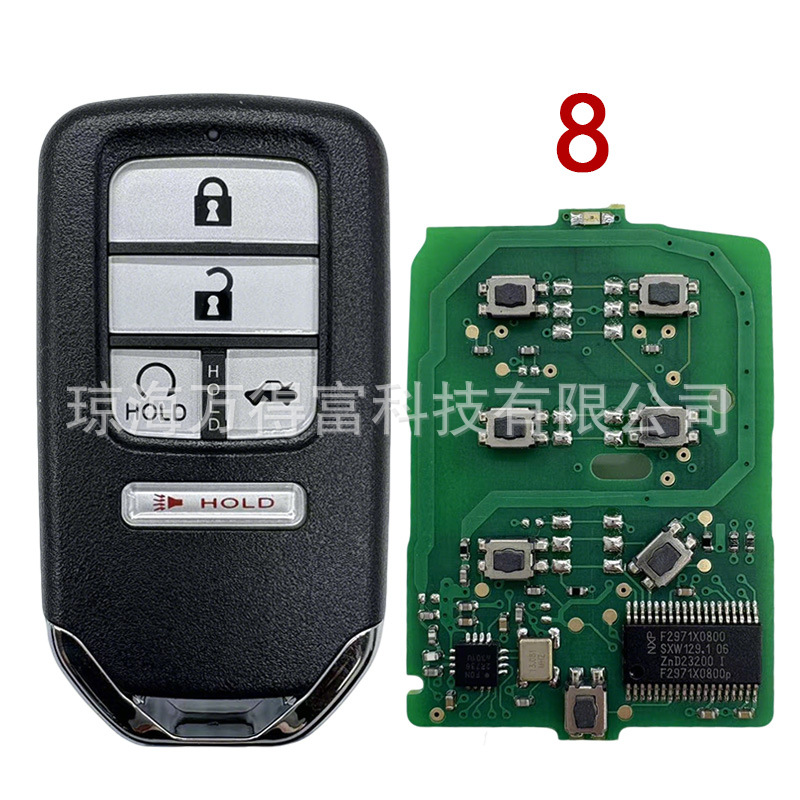 Fccid: Kr5V2X Is Suitable for Honda Vezel, Civic, Pilot, Fit Key with 47 Chip 433 Car Key
