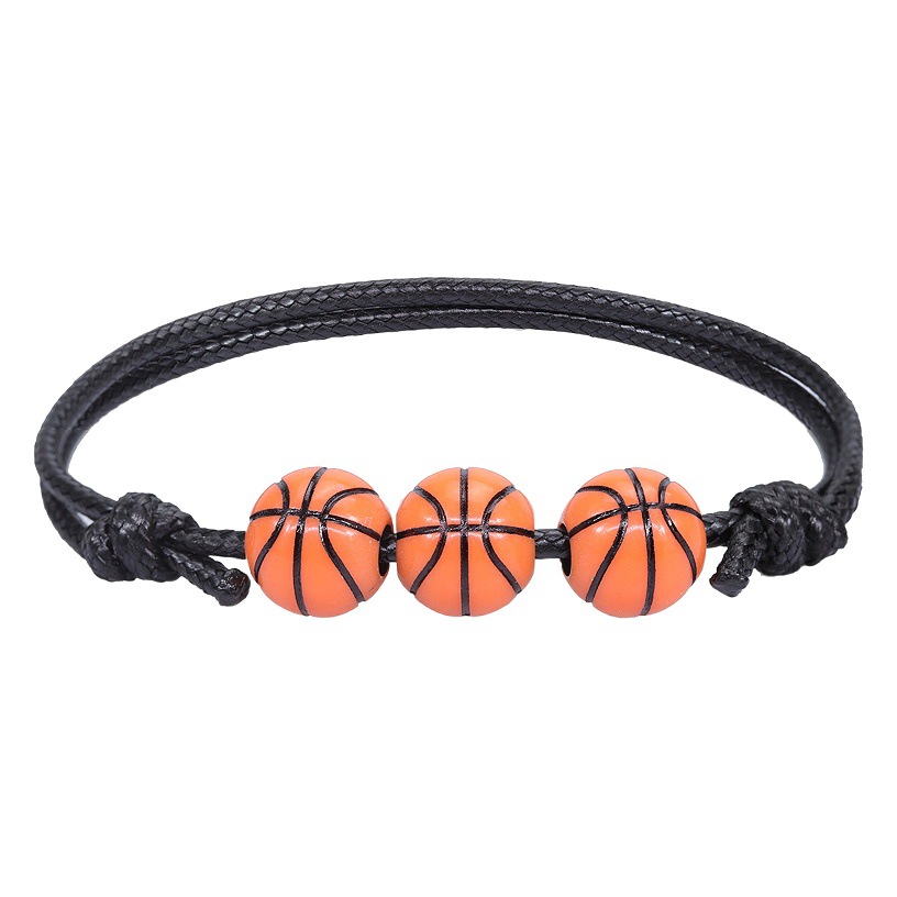 Amazon's Popular Basketball and Baseball Bracelets, Wax Thread Woven Tennis and Soccer World Cup Bracelets, Sports Jewelry Wristbands