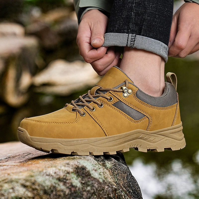 Ретро рабочая обувь среднего размера для мужчин весной и осенью, новая модная обувь для спорта и отдыха, легкие, дышащие и удобные уличные ботинки.