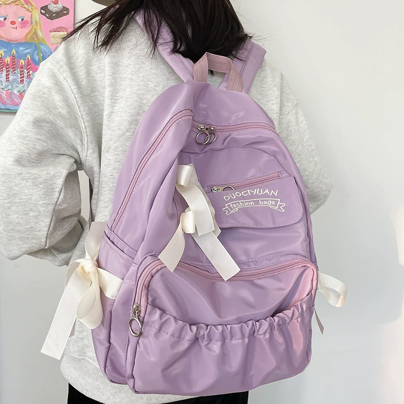 Japanese cute school bag with bow, backpack, shoulder bag