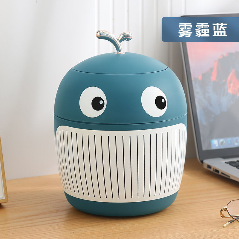 クジラのデスクトップのゴミ箱は贅沢な風が可愛いミニオフィステーブルのお茶の収納桶の小さいテーブルです。|undefined