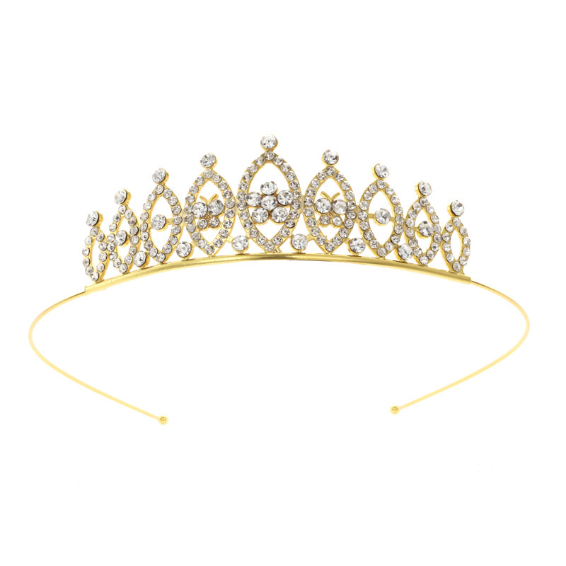 Diadema con Corona de Princesa Infantil de Metal Galvanizado para Cumpleaños y Fiestas image 55